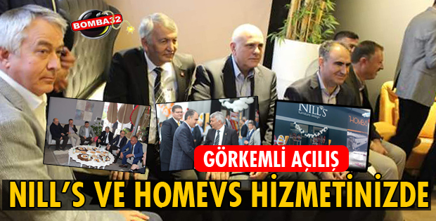 NILL’S VE HOMEVS HİZMETİNİZDE