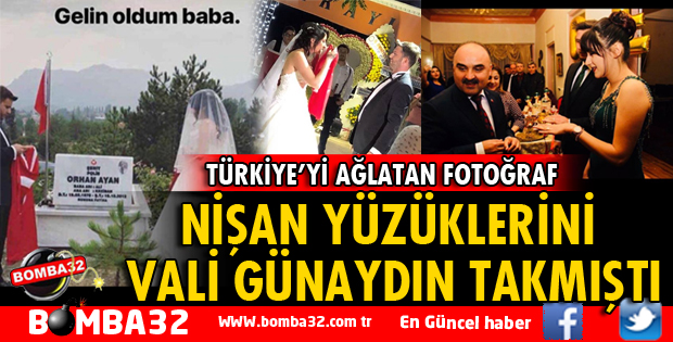 NİŞAN YÜZÜKLERİNİ VALİ GÜNAYDIN TAKMIŞTI