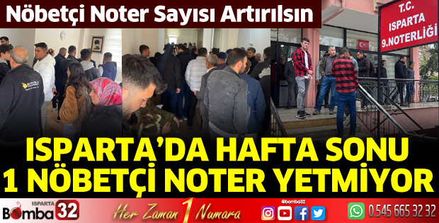 Nöbetçi Noter'de hafta sonu yoğunluk