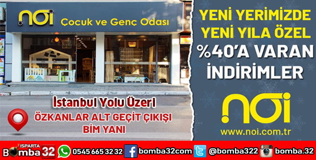 NOİ ÇOCUK VE GENÇ ODASI MAĞAZASI ARTIK KENT MERKEZİNDE