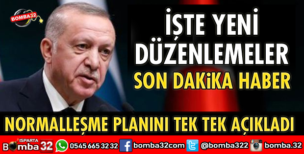 NORMALLEŞME PLANINI TEK TEK AÇIKLADI