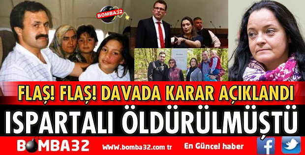 NSU DAVASINDA KARAR AÇIKLANDI! NAZİ GELİNE ÖMÜR BOYU HAPİS