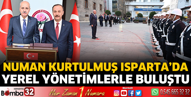 Numan Kurtulmuş Isparta’da 
