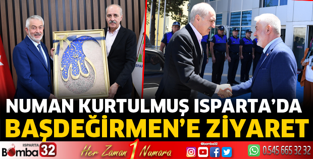 Numan Kurtulmuş Isparta'da