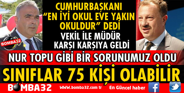 NUR TOPU GİBİ BİR SORUNUMUZ OLDU