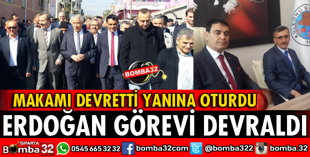 NURİ ERDOĞAN GÖREVİ DEVRALDI