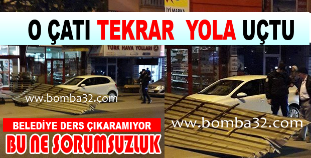 O ÇATI YİNE UÇTU