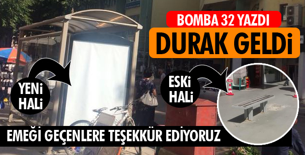 O DURAK YENİLENDİ!
