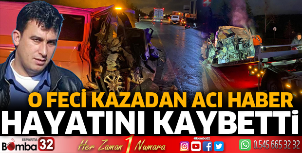 O FECİ KAZADAN ACI HABER
