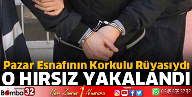 O hırsız yakalandı