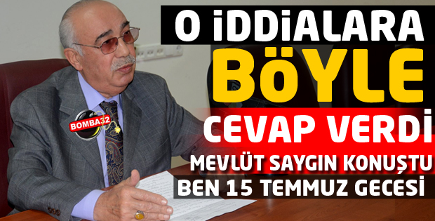 O iddialara Böyle  cevap verdi