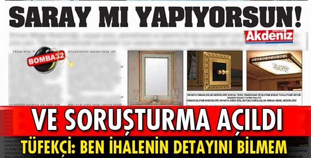 O İHALEYE SORUŞTURMA!