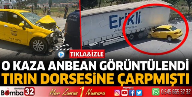 O kaza anbean kaydedildi 