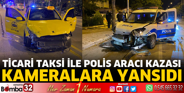 O kaza güvenlik kameralarına yansıdı
