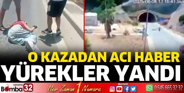 O kazadan acı haber 
