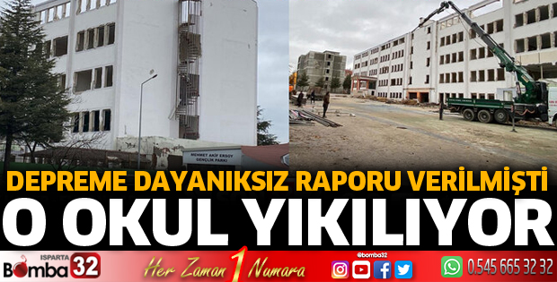O OKUL YIKILIYOR