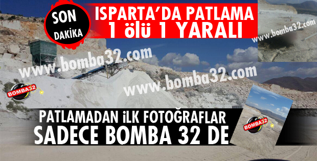 O PATLAMADAN İLK GÖRÜNTÜLER