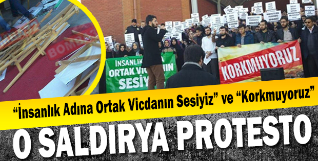O SALDIRIYA PROTESTO 