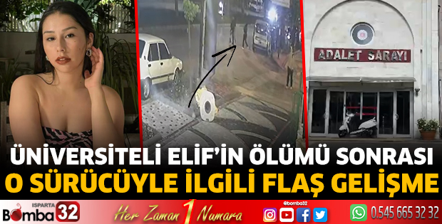 O sürücüyle ilgili flaş gelişme