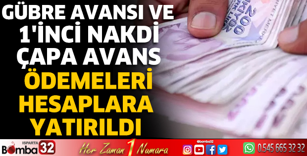 Ödemeler hesaplara yatırıldı