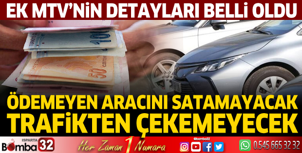 Ödemeyen aracını satamayacak, trafikten çekemeyecek