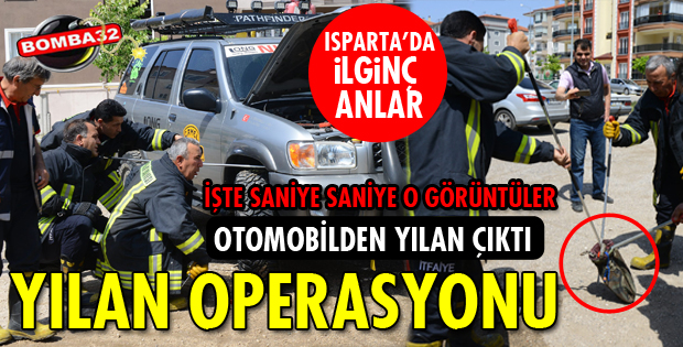 OFFROAD’A GİTTİ YILANLA DÖNDÜ, İTFAİYE DOĞAL ORTAMINA SALDI