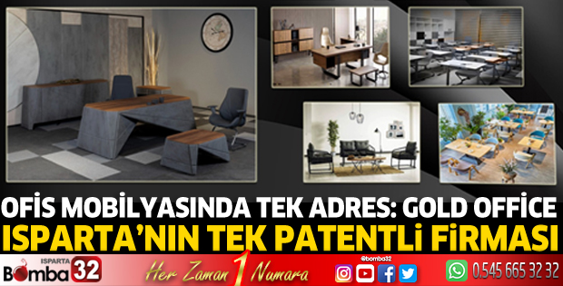 OFİS MOBİLYASINDA ISPARTA’NIN TEK ADRESİ GOLD OFFİCE