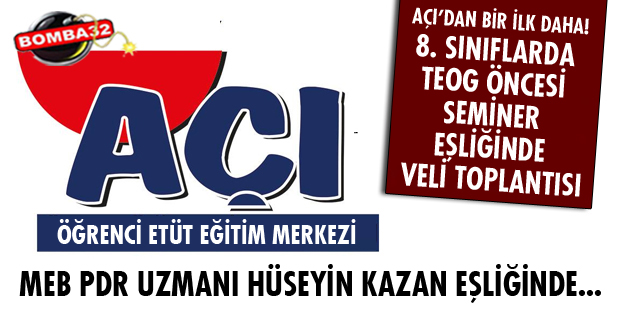 ÖĞRENCİ VE VELİLERE SEMİNER VERİLECEK