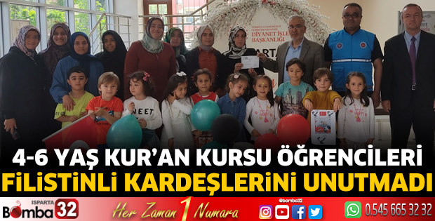 Öğrenciler Filistinli kardeşlerini unutmadı