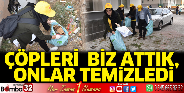 Öğrenciler göl kıyısı ve sokakları temizledi
