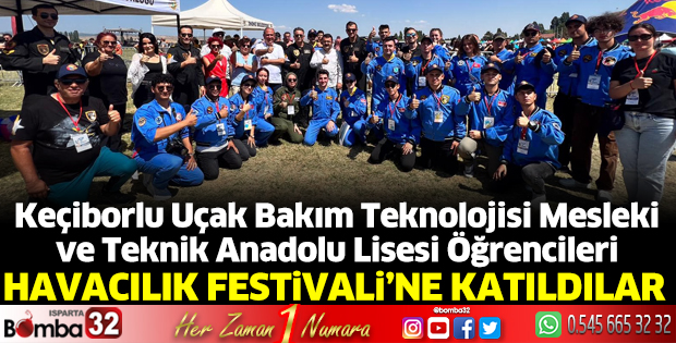Öğrenciler Havacılık Festivali'ne katıldı
