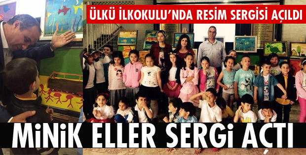 ÖĞRENCİLER RESİMLERİNİ SERGİLEDİLER