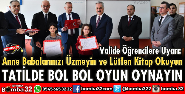 ÖĞRENCİLER YARIYIL KARNE SEVİNCİ YAŞADI