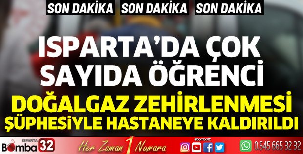 Öğrenciler zehirlendiği şüphesiyle hastaneye kaldırıldı