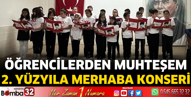 Öğrencilerden 2. yüzyıla merhaba konseri