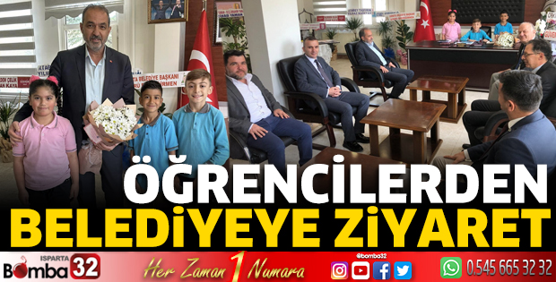 Öğrencilerden belediyeye ziyaret