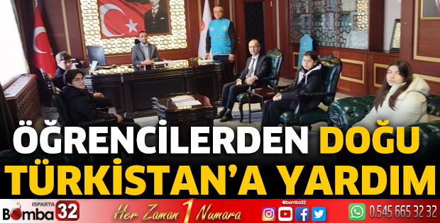 Öğrencilerden Doğu Türkistan’a yardım