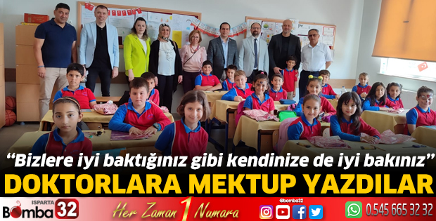 Öğrencilerden doktorlara mektup