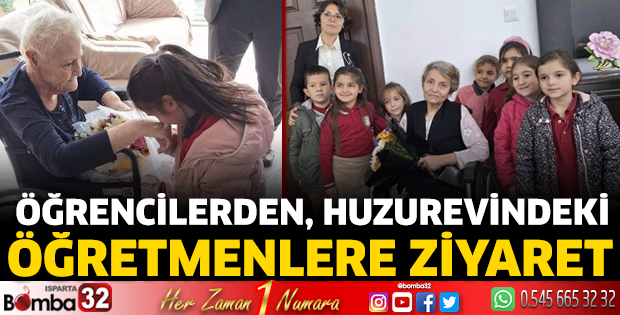 Öğrencilerden, huzurevindeki öğretmenlere ziyaret