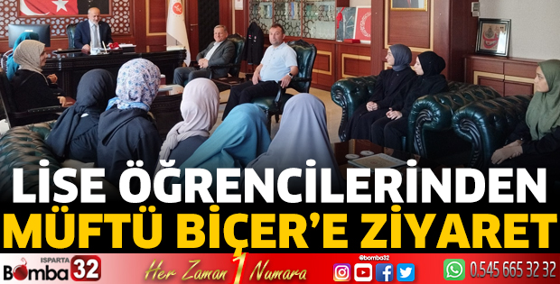 Öğrencilerden Müftü Biçer'e ziyaret
