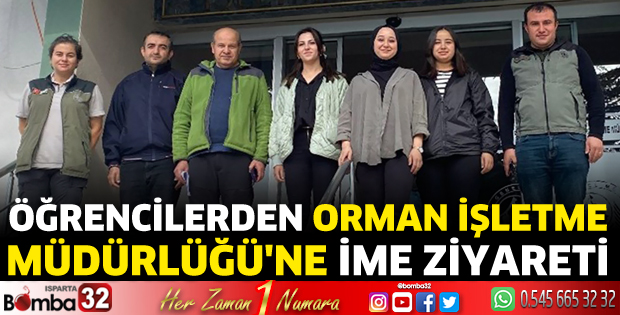 Öğrencilerden Orman İşletme Müdürlüğü'ne İME ziyareti 