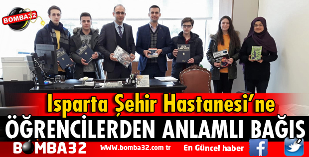 ÖĞRENCİLERDEN ŞEHİR HASTANESİ'NE ANLAMLI BAĞIŞ