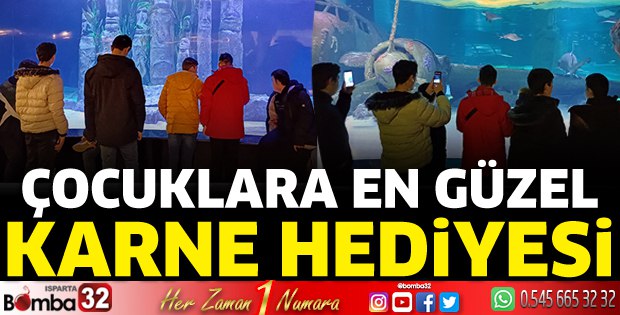 Öğrencilere en güzel karne hediyesi