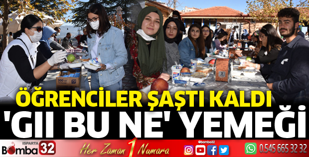Öğrencilere Gıı Bu Ne Yemeği
