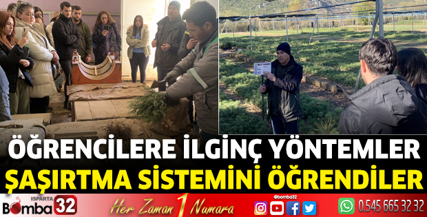 Öğrencilere ilginç yöntemler
