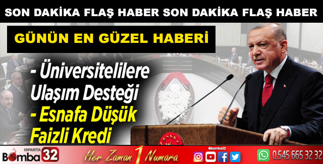 Öğrencilere ulaşım desteği ve esnafa yeni kredi paketi