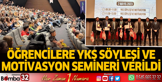 Öğrencilere YKS semineri verildi