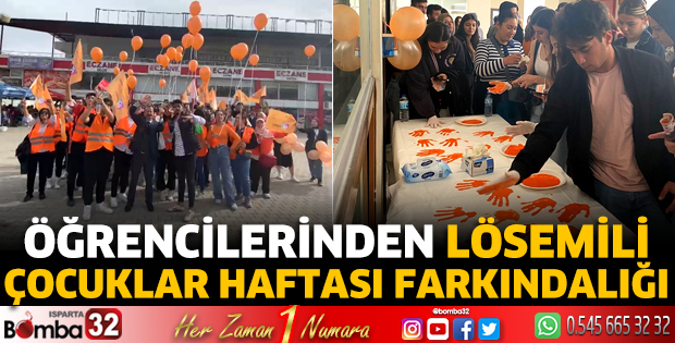 Öğrencilerinden Lösemili Çocuklar Haftası farkındalığı