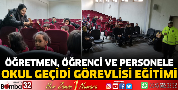 Öğretmen, öğrenci ve personele Okul Geçidi Görevlisi Eğitimi