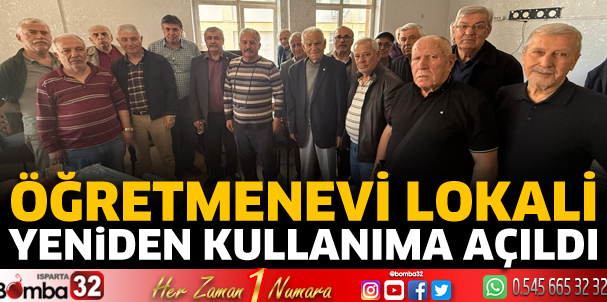 Öğretmenevi lokali yeniden kullanıma açıldı